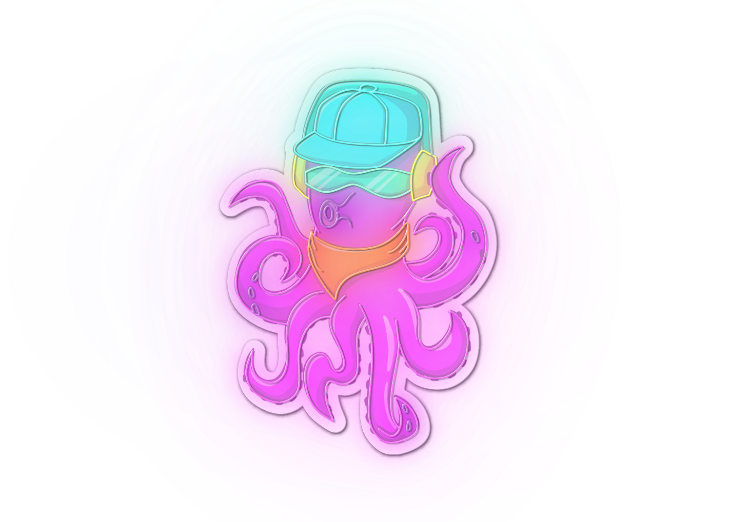 Neon Octopus